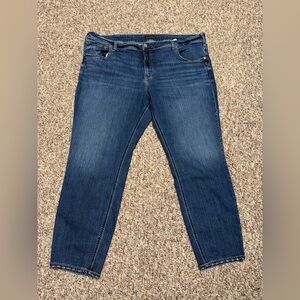 Women's‎ plus size 22 Silver Jeans Dark Blue Ankle Jeans skinny
